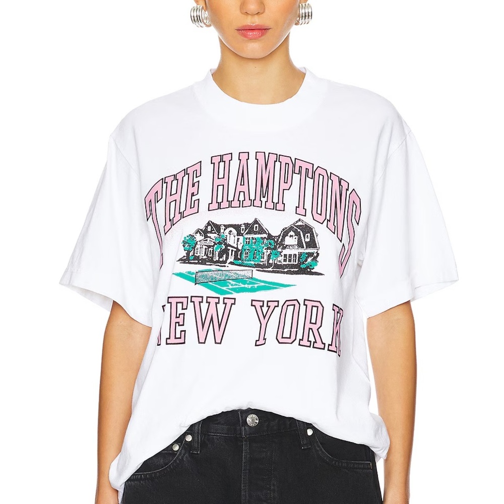 REVOLVE Firstport White Graphic Tee